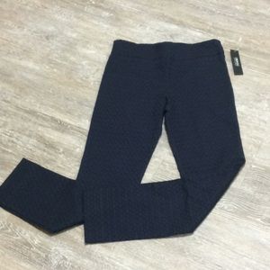 IMNYC stretch slimming pull on pant, black & blue